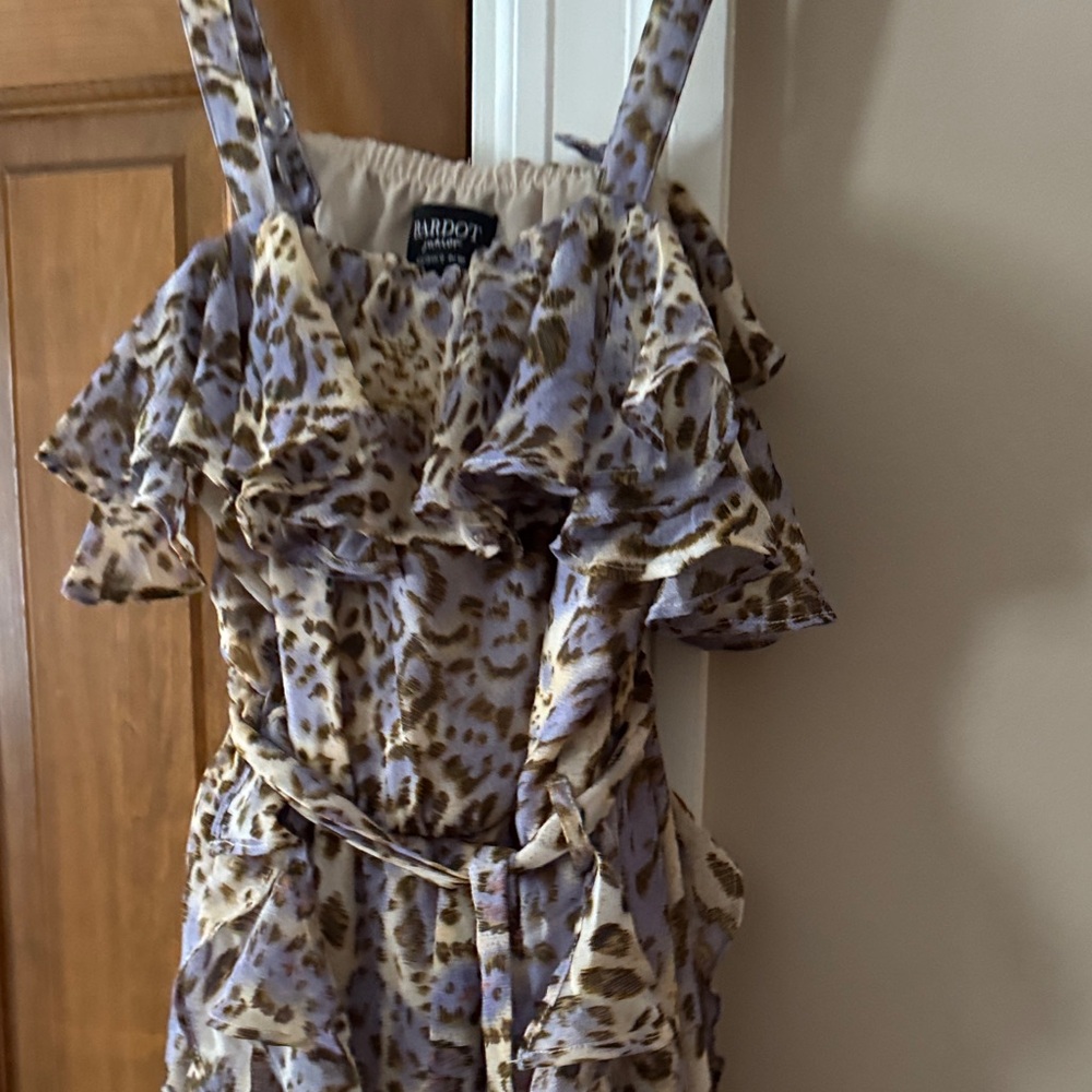 Bardot Kids Leopard Print Dress